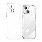 For iPhone 14 Plus SULADA Crystal Steel Series TPU Transparent Phone Case(Transparent) - 1
