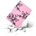 For iPad Pro 11 (2020) Sewing Thread Horizontal Painted Flat Leather Tablet Case with Sleep Function & Pen Cover & Anti Skid Strip & Card Slot & Holder(Plum Blossom) - 5