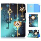 For iPad Pro 11 (2020) Sewing Thread Horizontal Painted Flat Leather Tablet Case with Sleep Function & Pen Cover & Anti Skid Strip & Card Slot & Holder(Antique Clock) - 1