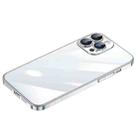 For iPhone 14 Pro Max SULADA Hard PC Shockproof Phone Case(Silver) - 1