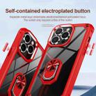 For iPhone 14 Pro TPU + PC Lens Protection Phone Case with Ring Holder(Red) - 4