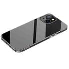 For iPhone 14 Plus SULADA Frosted Series Shockproof Transparent TPU Phone Case(Black) - 1