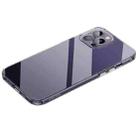 For iPhone 14 Pro Max SULADA Frosted Series Shockproof Transparent TPU Phone Case(Purple) - 1