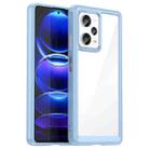 For Xiaomi Redmi Note 12 Pro+ China / Global Colorful Series Acrylic + TPU Phone Case(Blue) - 1