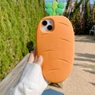 For iPhone 11 Pro Max Carrot Silicone Phone Case - 1