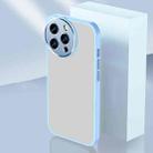 For iPhone 14 Pro Max Charming Eye Series Lens Protector Skin Frosted Phone Case(Sierra Blue) - 1