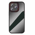 For iPhone 14 Pro Max Ming Shield Series High Transparent Solid Color Phone Case(Black) - 1