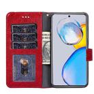 For OPPO A17 Zipper Bag Leather Phone Case(Red) - 4