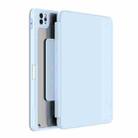 For iPad 10th Gen 10.9 2022 Mutural Jianshang Series Tablet Leather Smart Case(Sky Blue) - 1