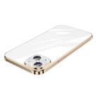 For iPhone 14 Plus SULADA The Glad Eye Series Plating TPU Shockproof Protective Case(Gold) - 1