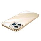 For iPhone 14 Pro SULADA The Glad Eye Series Plating TPU Shockproof Protective Case(Gold) - 1