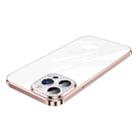 For iPhone 14 Pro Max SULADA The Glad Eye Series Plating TPU Shockproof Protective Case(Pink) - 1