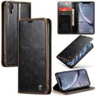 For iPhone XR CaseMe 003 Crazy Horse Texture Leather Phone Case(Coffee) - 1