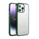 For iPhone 14 Pro SULADA Metal Frame + Nano Glass + TPU Phone Case(Green) - 1