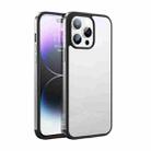 For iPhone 14 Pro SULADA Metal Frame + Nano Glass + TPU Phone Case(Silver) - 1