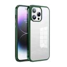 For iPhone 14 Pro Max SULADA Metal Frame + Nano Glass + TPU Phone Case(Green) - 1