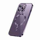 For iPhone 14 Pro SULADA Plating TPU Shockproof Phone Soft Case(Purple) - 1