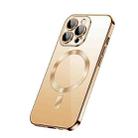 For iPhone 14 Pro SULADA Plating TPU Shockproof Phone Soft Case(Gold) - 1