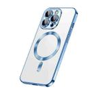 For iPhone 14 Pro SULADA Plating TPU Shockproof Phone Soft Case(Blue) - 1