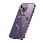 For iPhone 14 Pro Max SULADA Plating TPU Shockproof Phone Soft Case(Purple) - 1