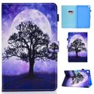 For Galaxy Tab S6 Lite Sewing Thread Horizontal Painted Flat Leather Case with Sleep Function & Pen Cover & Anti Skid Strip & Card Slot & Holder(Life Tree) - 1