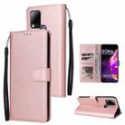 For Infinix Hot 10s Multifunctional Horizontal Flip Leather Case with Three Card Slot(Rose Gold) - 1