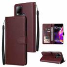 For Infinix Hot 10s Multifunctional Horizontal Flip Leather Case with Three Card Slot(Wine Red) - 1