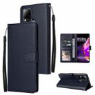 For Infinix Hot 10s Multifunctional Horizontal Flip Leather Case with Three Card Slot(Navy Blue) - 1
