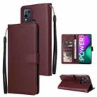 For Infinix Smart 5 Multifunctional Horizontal Flip Leather Case with Three Card Slot(Wine Red) - 1