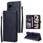 For Realme C21Y / C25Y Multifunctional Horizontal Flip Leather Case with Three Card Slot(Navy Blue) - 1