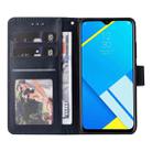 For Realme C2 Multifunctional Horizontal Flip Leather Case with Three Card Slot(Navy Blue) - 4