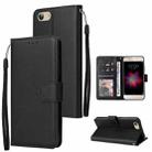 For vivo Y53 Multifunctional Horizontal Flip Leather Case with Three Card Slot(Black) - 1