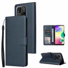 For Xiaomi Redmi 10C Multifunctional Horizontal Flip Leather Case with Three Card Slot(Navy Blue) - 1