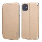 For iPhone 11 Pro CMai2 Linglong Series PC+PU Horizontal Flip Leather Case with Holder & Card Slot(Gold) - 1