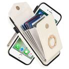 For iPhone SE 2022 / SE 2020 / 8 / 7 Anti-theft RFID Card Slot Phone Case(Beige) - 1
