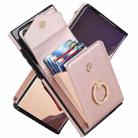 For Samsung Galaxy Note20 Anti-theft RFID Card Slot Phone Case(Rose Gold) - 1