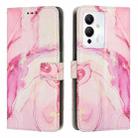 For Infinix Note 12 5G / 12 Pro 5G Painted Marble Pattern Leather Phone Case(Rose Gold) - 1