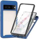 For Googel Pixel 7 Pro Starry Sky Full Body Hybrid Shockproof Phone Case(Royal Blue) - 1