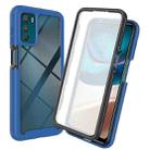 For Motorola Moto G42 Starry Sky Full Body Hybrid Shockproof Phone Case(Royal Blue) - 1