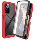 For Xiaomi Redmi Note 11 Pro+ 5G Global Starry Sky Full Body Hybrid Shockproof Phone Case(Red) - 1