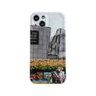 For iPhone 14 Plus Oil Painting TPU Phone Case(Street Painter) - 1