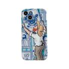 For iPhone 14 Plus Oil Painting TPU Phone Case(Hanging Painting) - 1