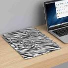 For 13 inch Laptop Zebra Pattern PU Leather Laptop Sleeve Bag - 1