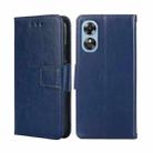 For OPPO A17 Crystal Texture Leather Phone Case(Royal Blue) - 1