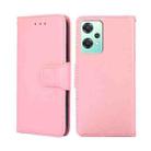 For OPPO K10x 5G Crystal Texture Leather Phone Case(Pink) - 1