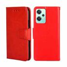 For OPPO K10x 5G Crystal Texture Leather Phone Case(Red) - 1