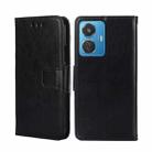 For vivo Y55 4G Crystal Texture Leather Phone Case(Black) - 1