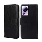 For Xiaomi Civi 2 5G Crystal Texture Leather Phone Case(Black) - 1