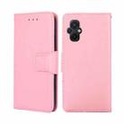 For Xiaomi Poco M5 4G Crystal Texture Leather Phone Case(Pink) - 1