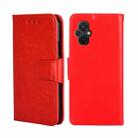 For Xiaomi Poco M5 4G Crystal Texture Leather Phone Case(Red) - 1